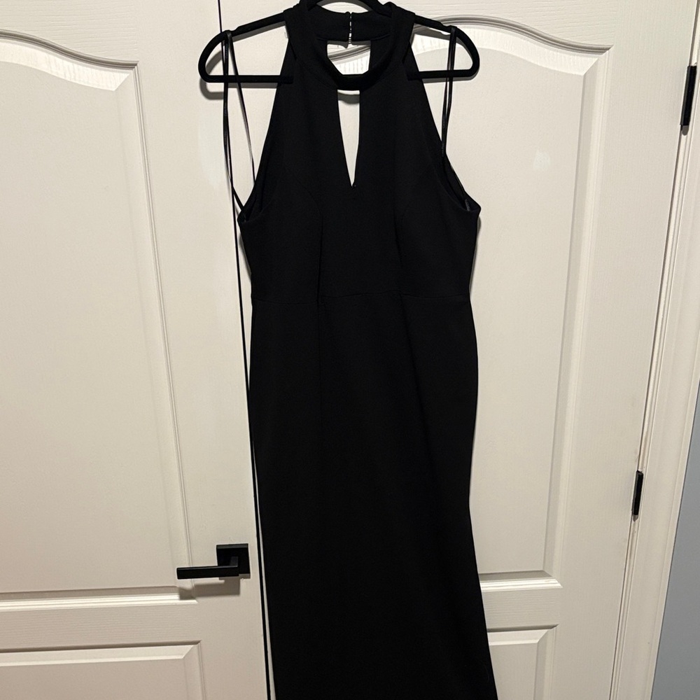 Calvin Klein Black Backless Dress